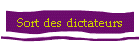 Sort des dictateurs