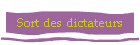 Sort des dictateurs