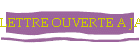 LETTRE OUVERTE A JACQUES CHIRAC