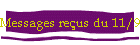 Messages reus du 11/9/2001 au 14/9/2001